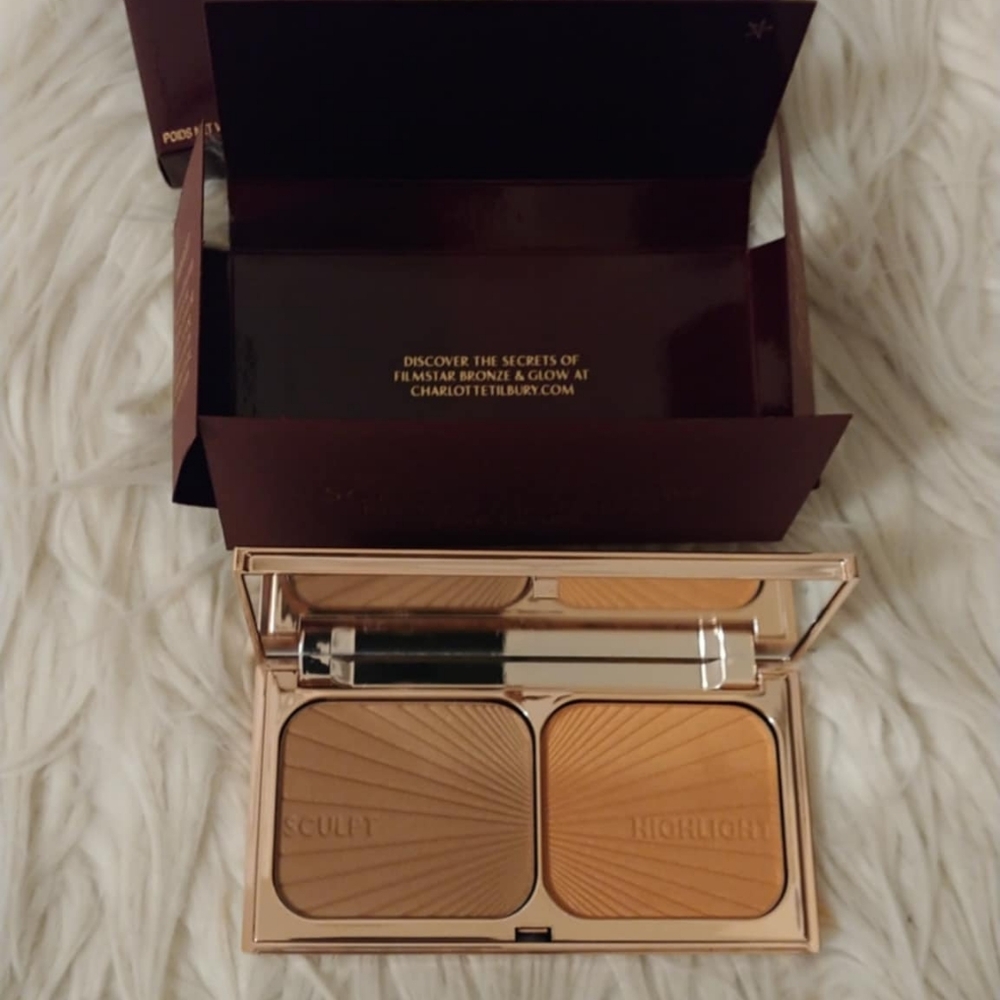 💖FIRM! NWT CHARLOTTE TILBURY FILMSTAR BRONZE & GLOW FACE SCULPT AND HIGHLIGHTER - Picture 12 of 14